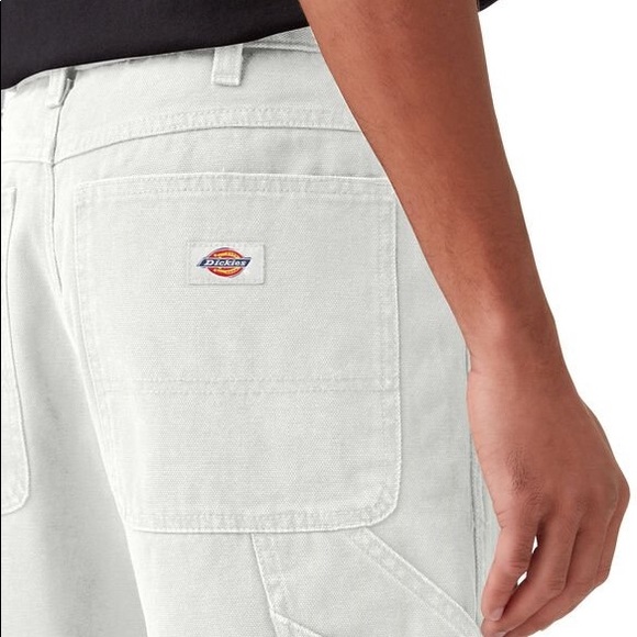 Men’s Stonewashed Duck Carpenter Shorts, 9", Stonewashed Cloud - Picture 13 of 16